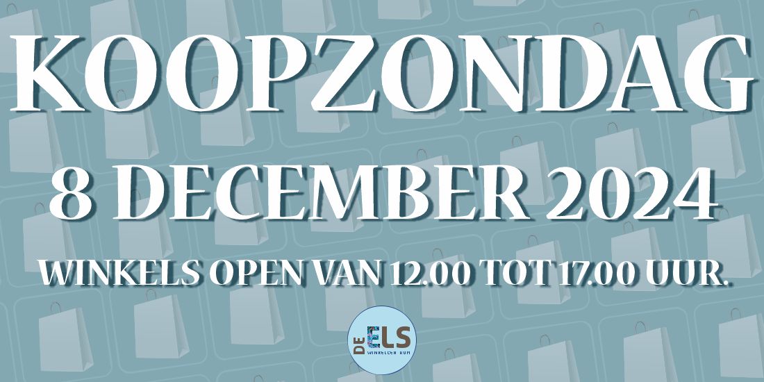 Koopzondag 8 december 2024