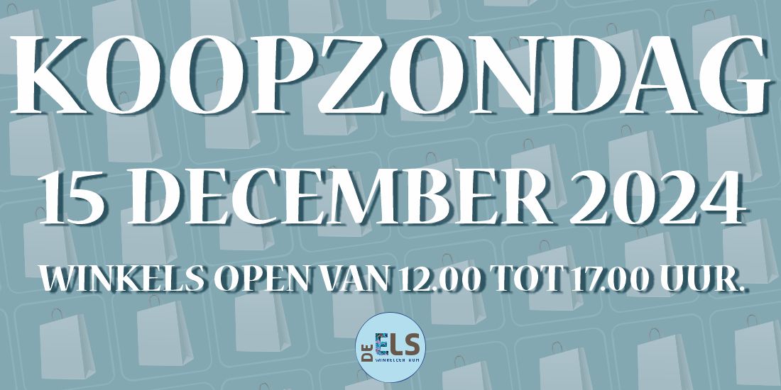 Koopzondag 15 december 2024